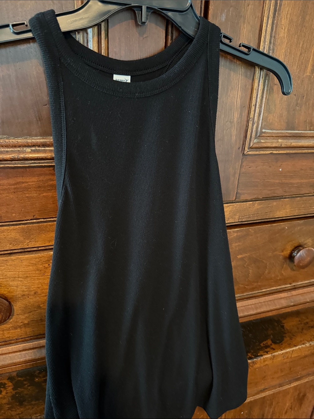 Old Navy Black Ribbed Tank Top